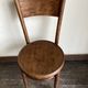 Set of 4 Fischel bistro chairs in bent wood gendarme hat 1920
