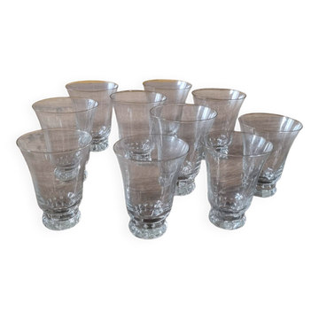 10 verres de 1980
