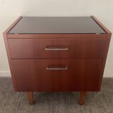 Scandinavian teak bedside table from the 60s and 70s