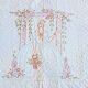 Quilted and embroidered american patchwork 182x193 cm