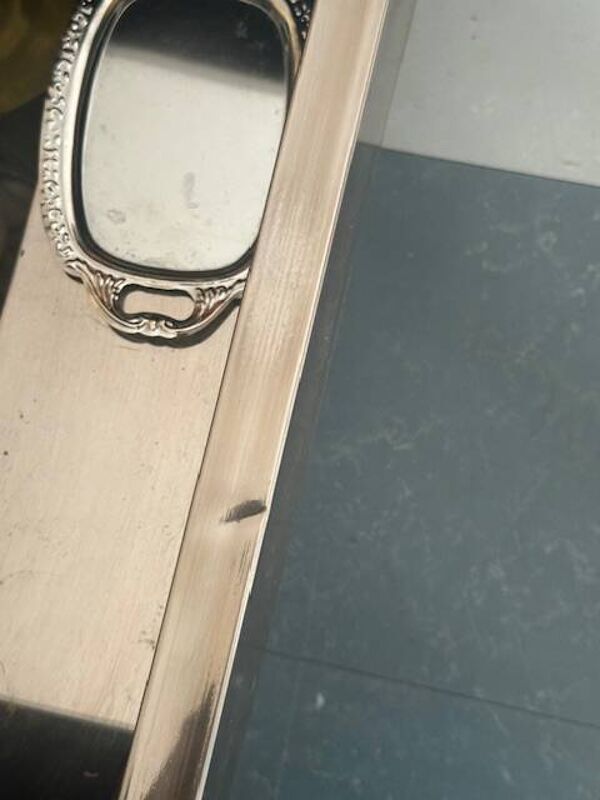 Table basse bar vintage Roche Bobois dans le gout de Willy Rizzo