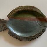 Empty fish pocket 1970s in glazed earthenware