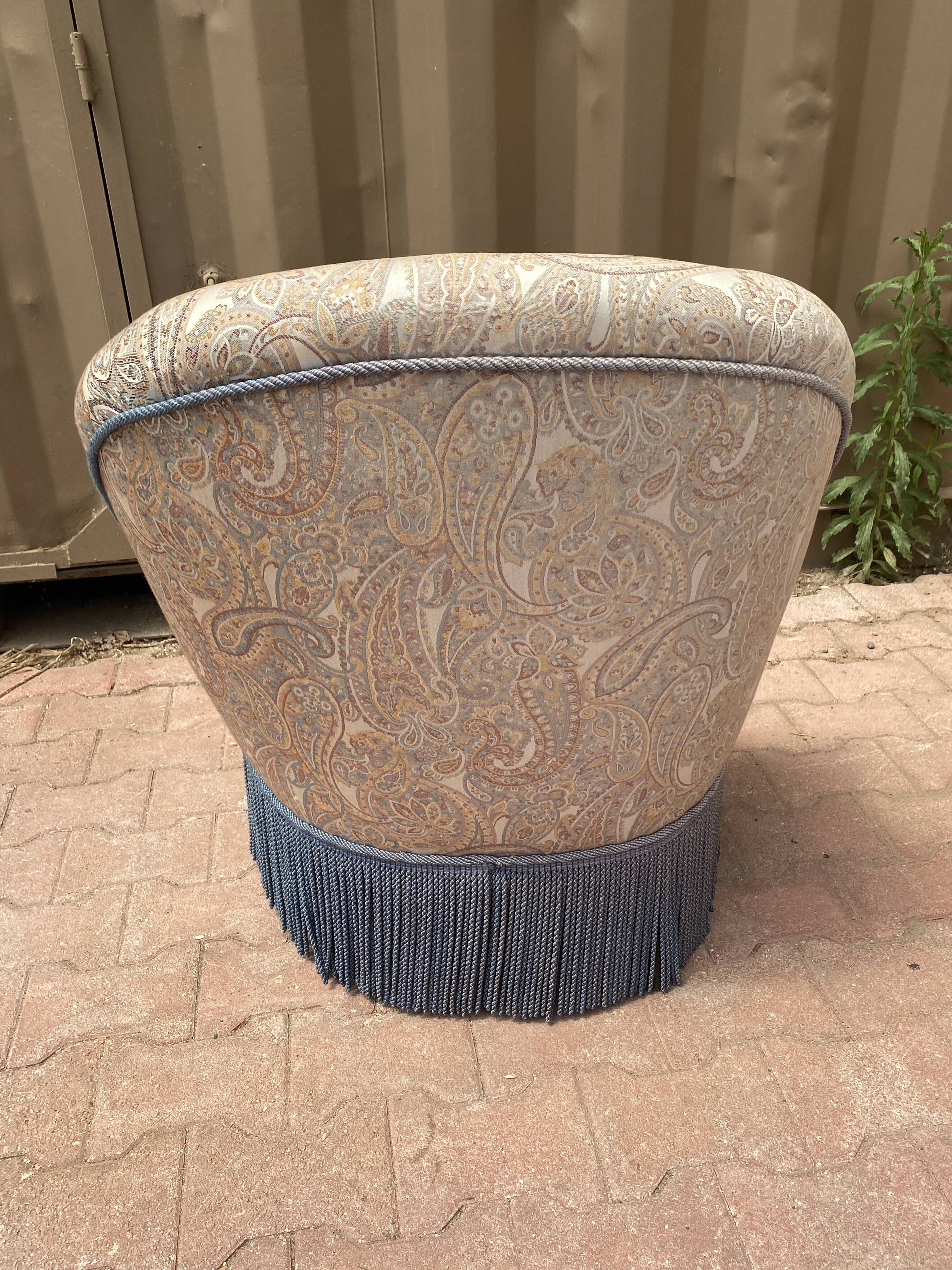 Pair of toad armchairs