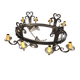 Lustre de style médiéval en fer forgé