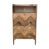 Vintage writing desk in rosewood