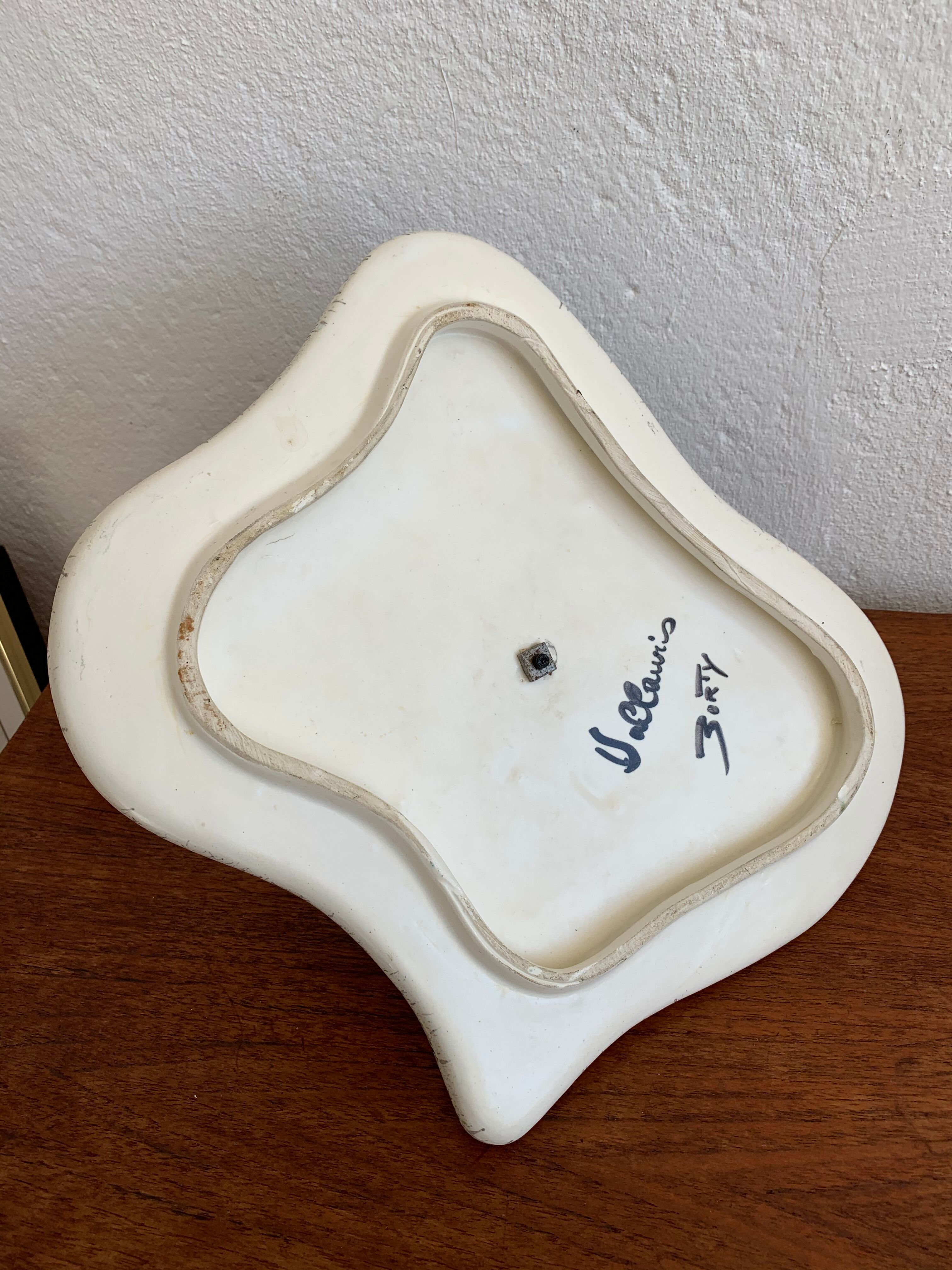 Plat vintage vallauris forme libre