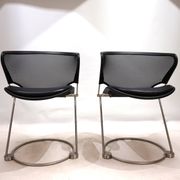 Set of 2 Wilkhahn Nuvola conference / dining room chairs by Herbert Ohl, 19