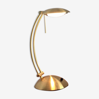 Brass lamp Bauhaus style 45 cm, 1970