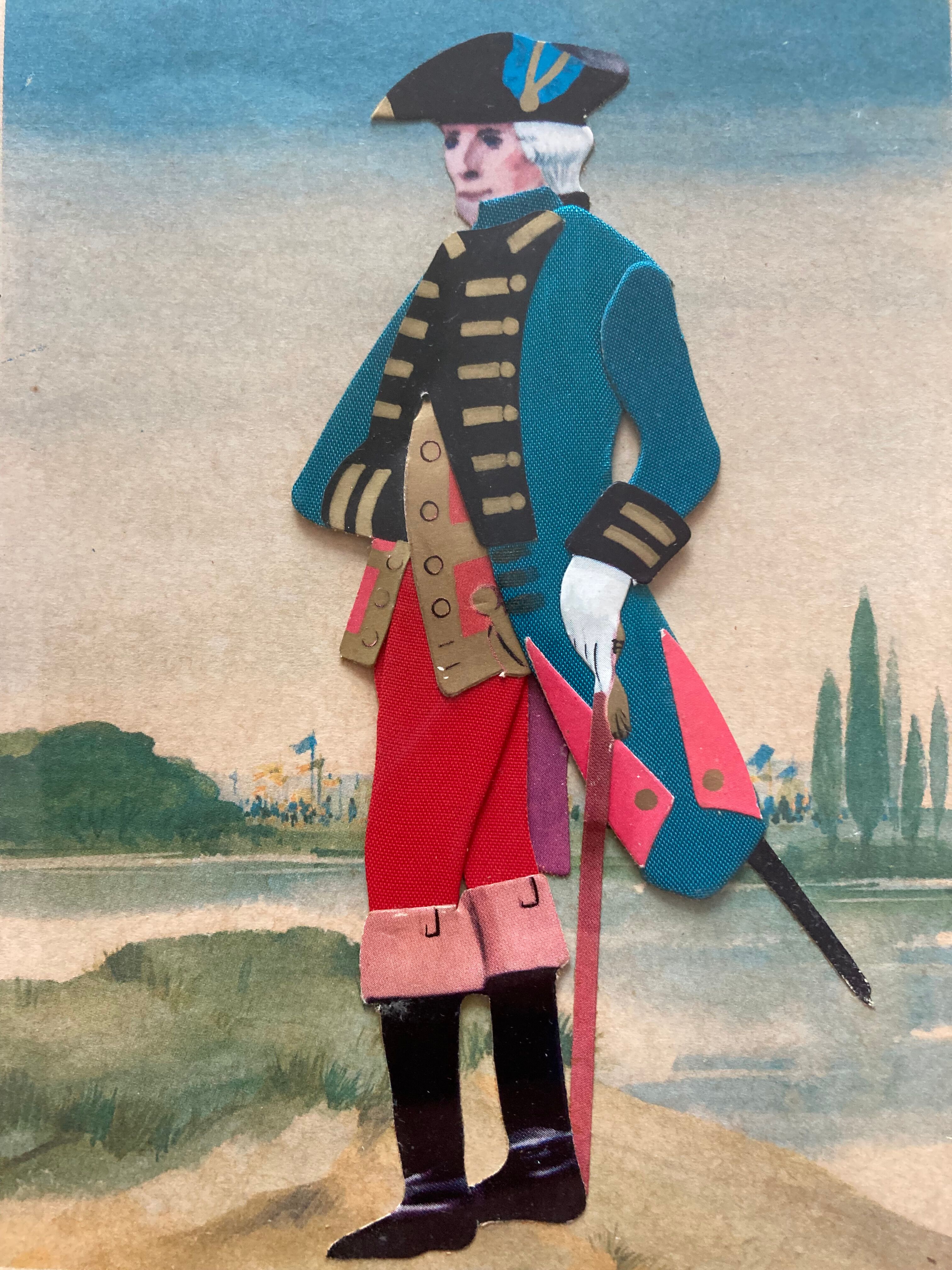 Collection 5 relief maps of military doctors' costumes