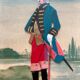 Collection 5 relief maps of military doctors' costumes