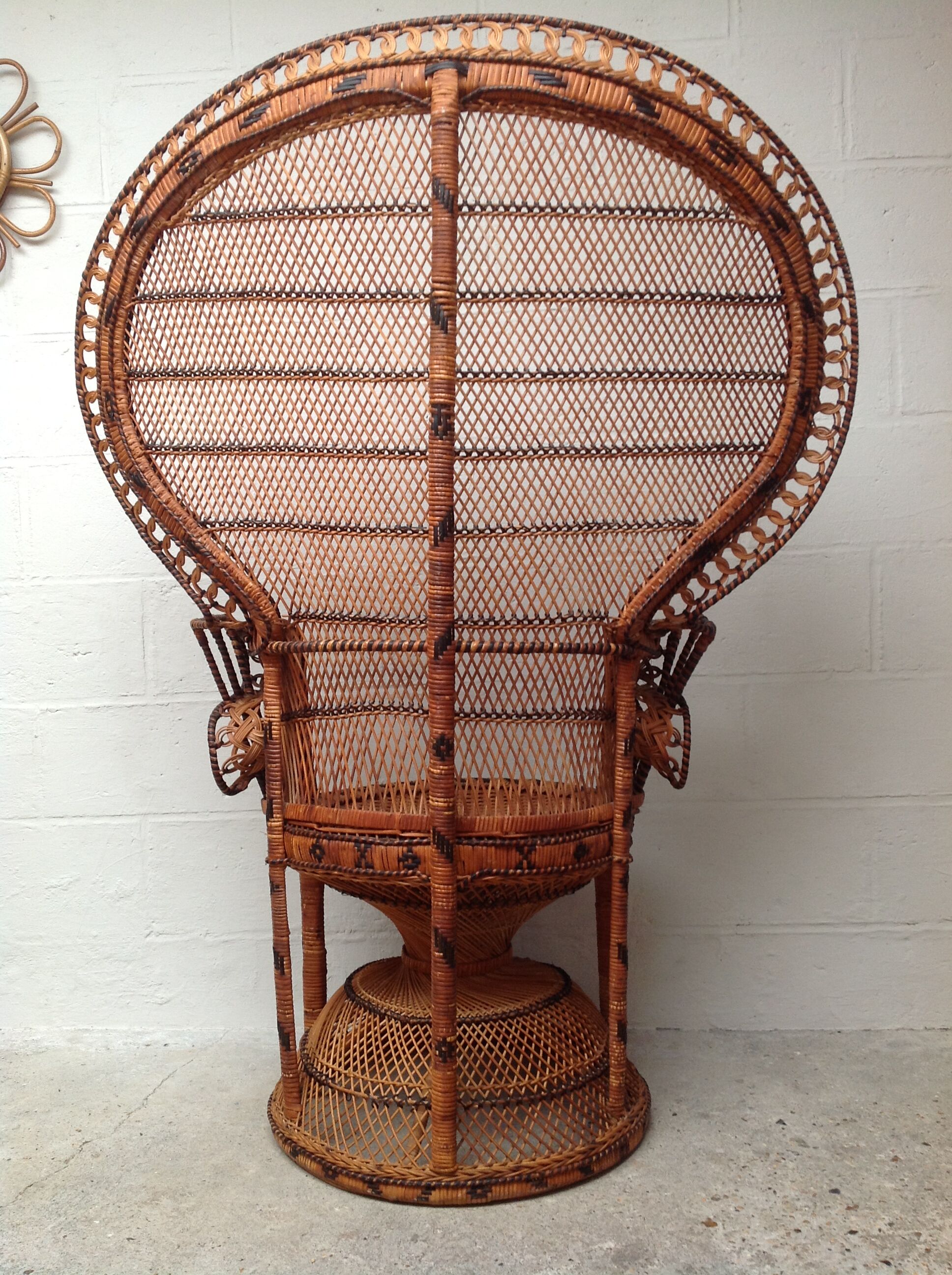 Armchair Emmanuelle rattan Kok House 1970