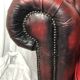 English 20th century leather Chesterfield sofa 4 seater oxblood red