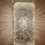 Vintage Brutalist Glass Sconce