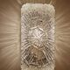 Vintage Brutalist Glass Sconce