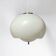 Harvey Guzzini Burgos Hanging Lamp, White Acrylic, 1960s 70s