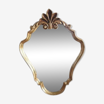 Vintage mirror golden pineapple