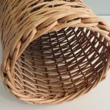 Vintage wicker umbrella stand