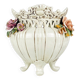 Ceramic vase with flowers, Italy, 1950s