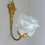 Ancient art nouveau tulip sconce