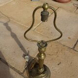 19th century brass lamp