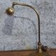 Art Nouveau desk lamp, solid brass with articulated arm – Belle Époque