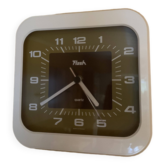 Horloge pendule Flash années 1970