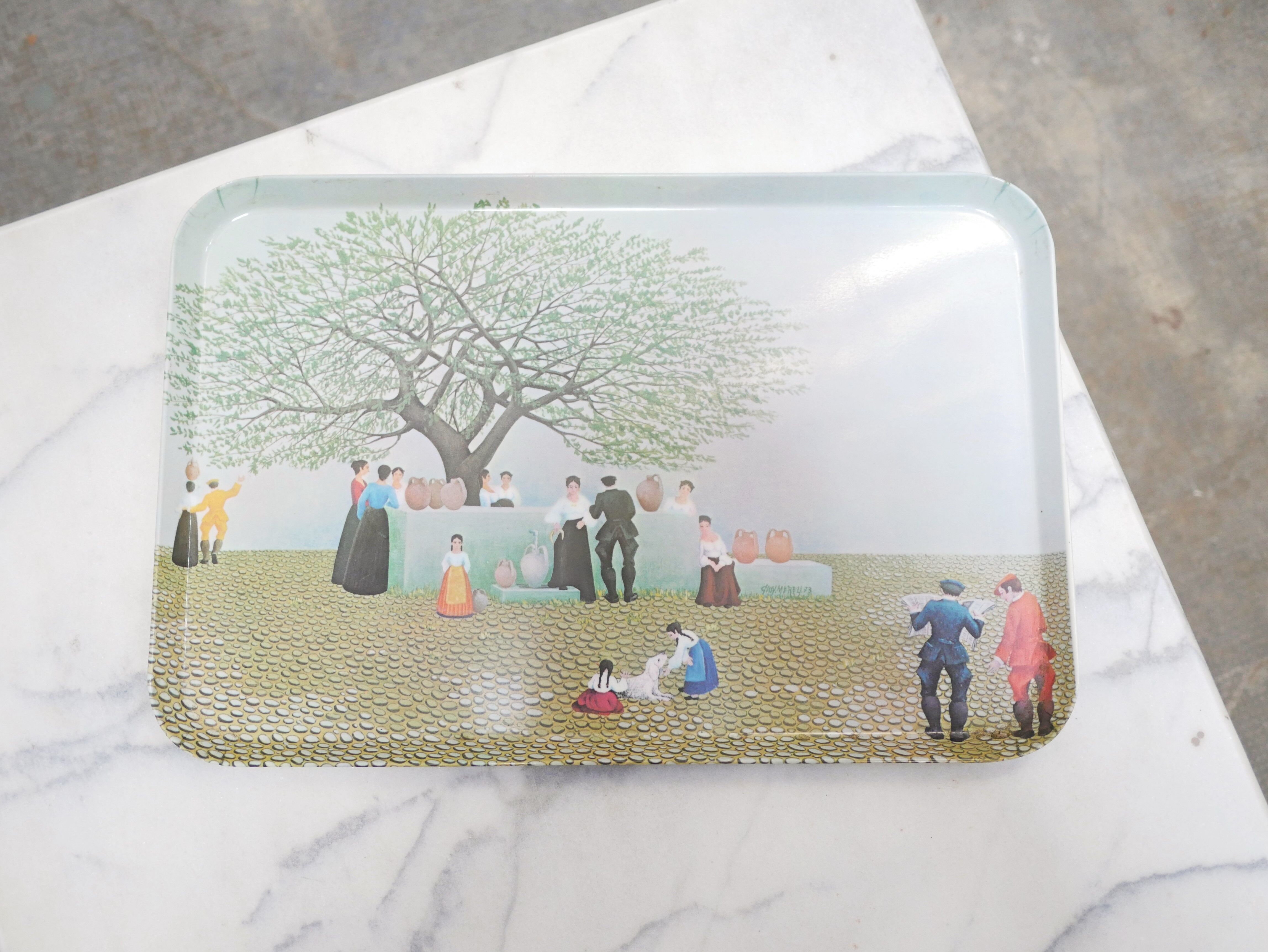 Vintage tray, Italy