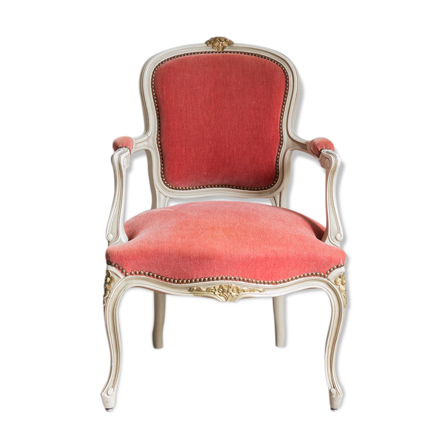 Velvet convertible chair