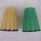 Pair of lampshades for vintage bulb