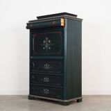 Pine laundry cabinet, Danish design, 1960s, production: Denmark