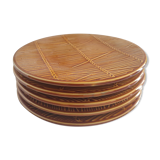 Gien earthenware dessert plates