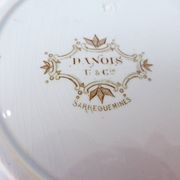 3 deep plates from Sarreguemines, Danish model 210427.