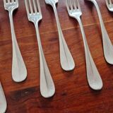 Christofle, Paris - Set of 12 table forks - Fidélio model