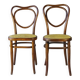 Fake pair of caned bistro chairs, Kohn and Mundus, circa 1910 - no Thonet.