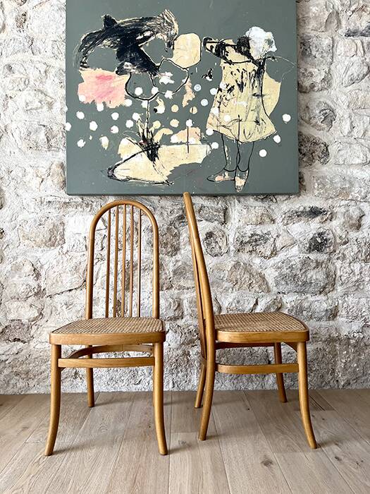 Set of baumann chairs model eden