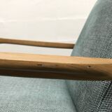 Floating zag celadon Red Edition chair