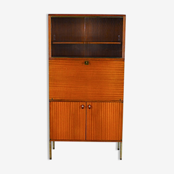 Top design vintage 1950 mahogany secretary