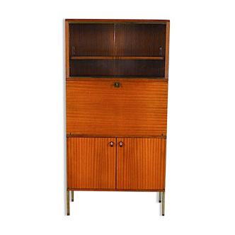 Top design vintage 1950 mahogany secretary