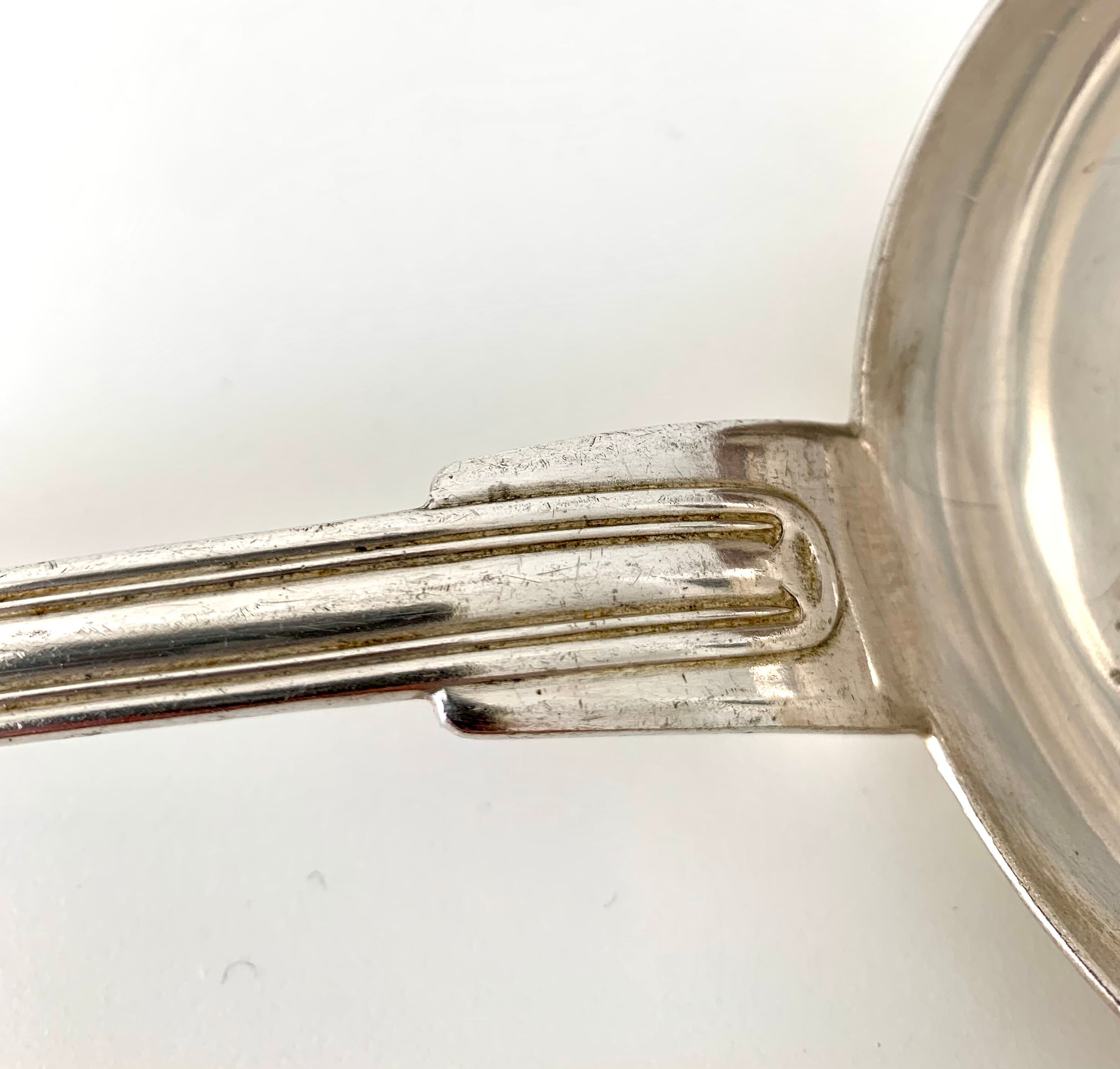 Louche et cuillère métal argenté