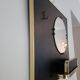 Miroir auxiliaire avec vide poche années 60 40x35cm