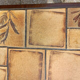 Rectangular herbarium coffee table, vintage 60s