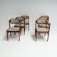 Set of 6 Danish design chairs by Johannes Andersen for Uldum, 1960s