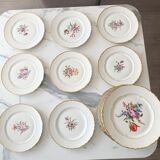 Lot de 20 assiettes anciennes  en porcelaine Haviland