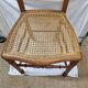 Rattan bedroom chair from the early 20th century