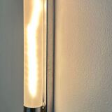 Modernist wall lamp vintage chromed metal France 1930