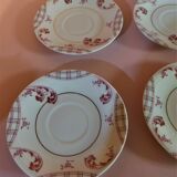 Limoges Mavaleix porcelain sub-cups and art deco granger