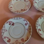 Limoges Mavaleix porcelain sub-cups and art deco granger
