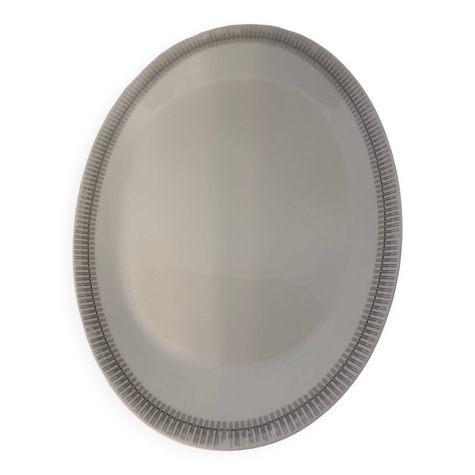 Schonwald glossy white porcelain presentation dish