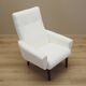 White armchair, Danish design, 1970s, production: Denmark