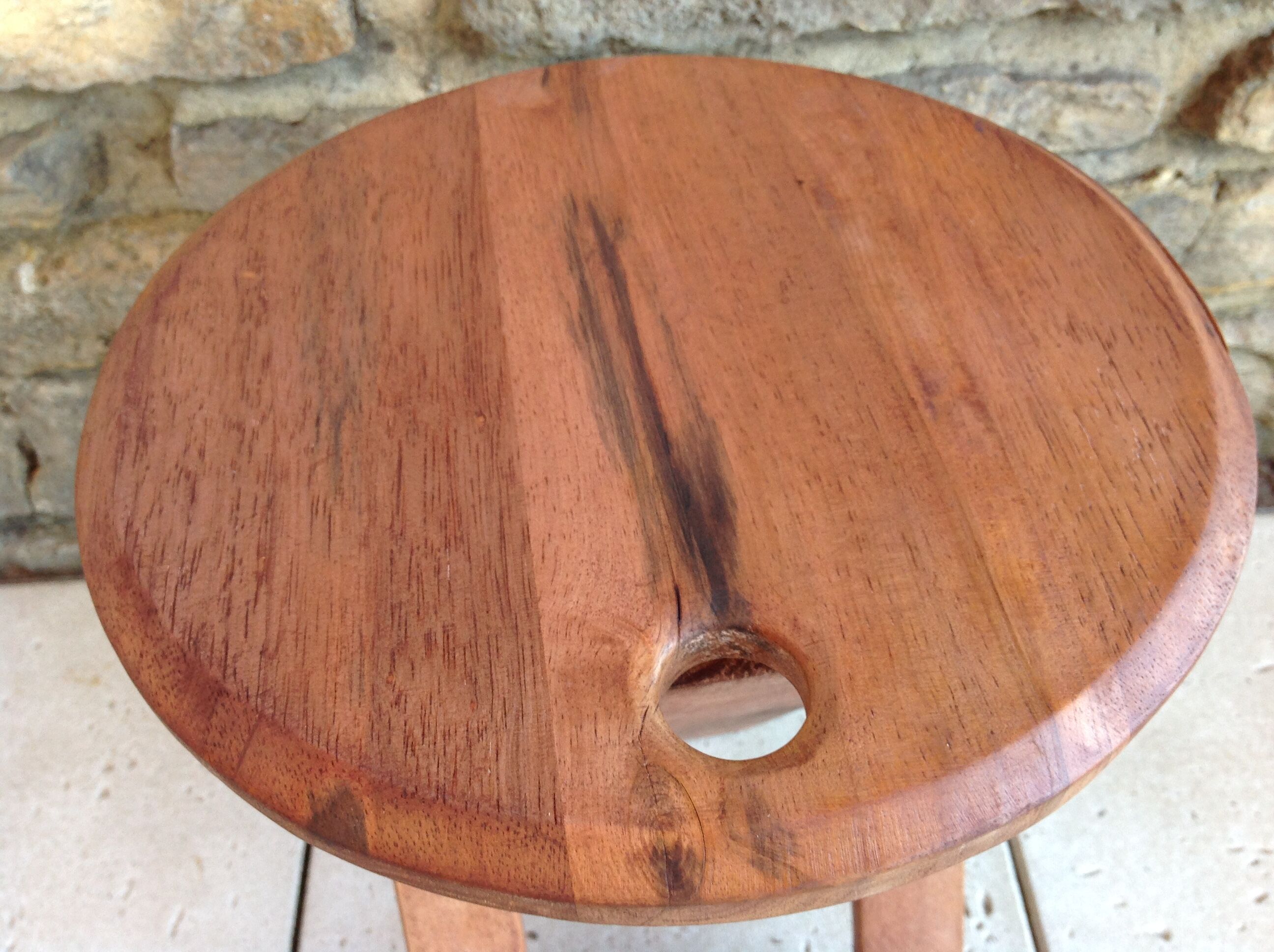 Folding wooden /vintage stool 60s-70s